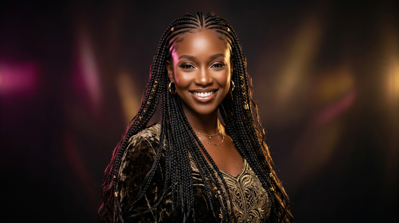 Coiffure de prestige tresses africaines